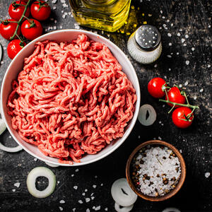 season the minced meat