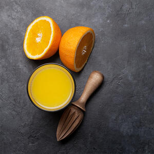 add the orange juice