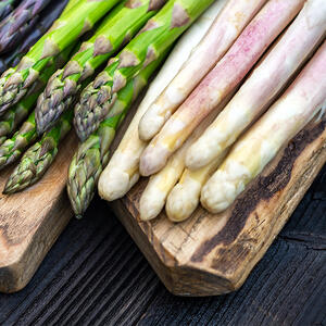 cut the asparagus