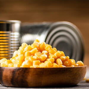 drain the liquids from the canned corn