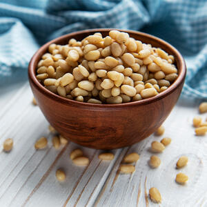 fry the pine nuts