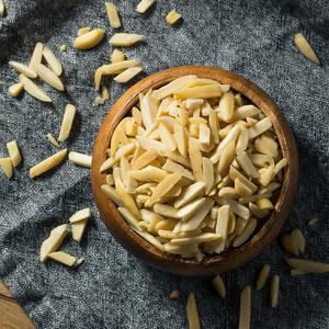 fry the almond slivers