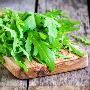chop the arugula