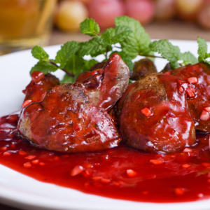  Add the cooked liver on top 