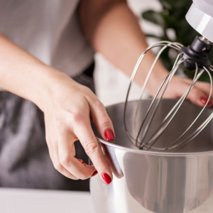to the bowl of a mixer