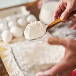 add 3.5 ounces of flour