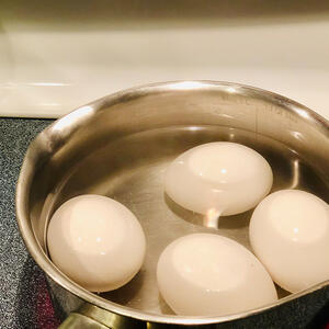 boil the eggs