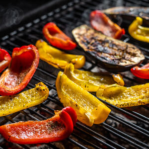 Grill the vegetables