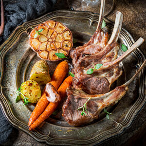 Put the finished dish on a plate