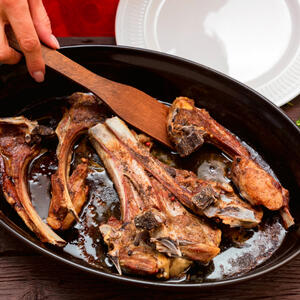 Fry the meat on both sides until done.