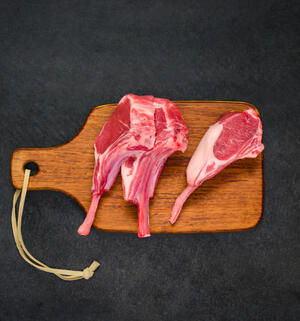 Prepare the chops for frying