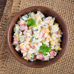 decorate with parsley