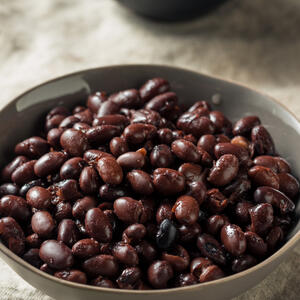 Add 2 spoons of red beans