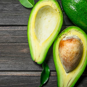 add the avocado to the salad