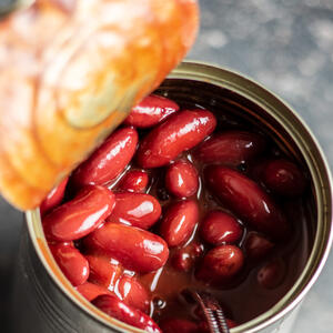 Add beans and diced tomatoes