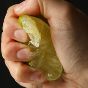 Add some drops of a lime juice