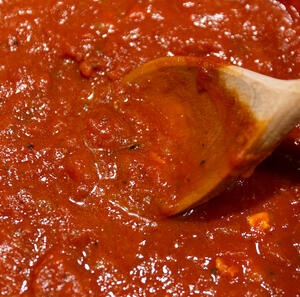 Mix tomatoes with canned ingredients and pour all with water 