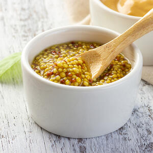 add the grain mustard