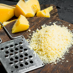 Grate the cheese