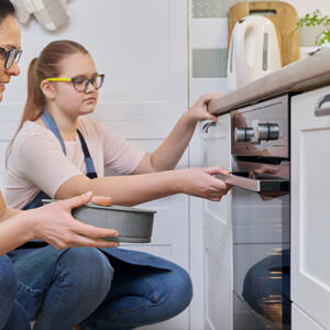 Add the poppy seeds and bake.