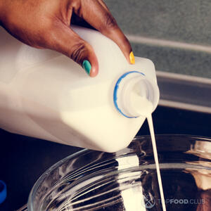 Add milk and vanilla 