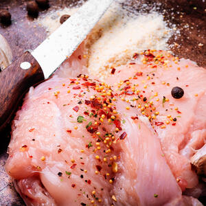 season the chicken breast