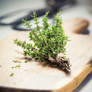 decorate with thyme