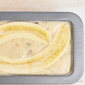 Transfer the dought into the mold and put in the oven.