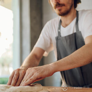 Combine 2 mixture, put it to a mold and bake for an hour.