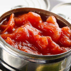 add the diced tomatoes