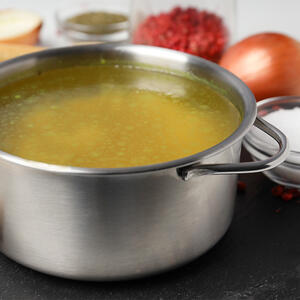 bring the broth to a boil