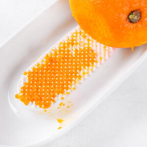 grate the orange