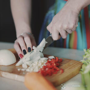 Prepare the vegetables