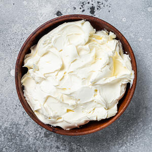 mix the cottage cheese and cream cheese