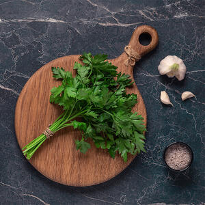 serve with parsley