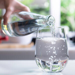 pour a glass of water