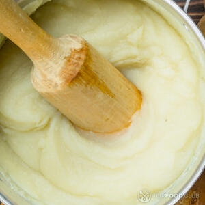 Mash the potatoes and add spices