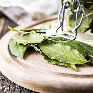 add the bay leaf