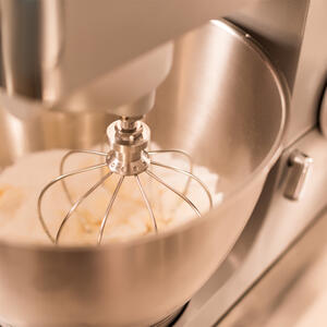 whip the butter with a food processor