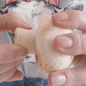 Prepare the mushrooms