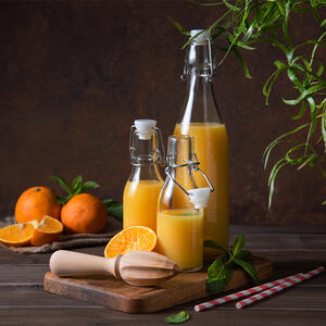 add the orange juice