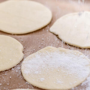 Defrozen puff pastry