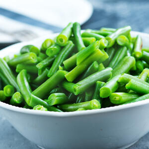 Prepare the green beans