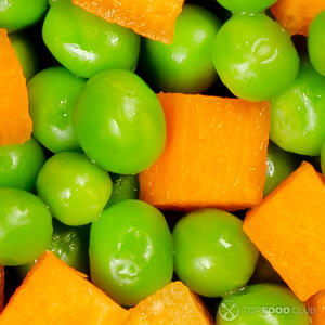 Add  peas and carrots