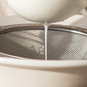 Pass it through a sieve