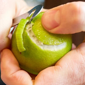 Peel the lime