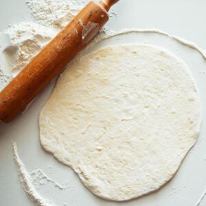 Put the filling into the dough