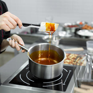 make the caramel sauce