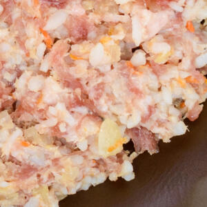 Fry the meat and onion