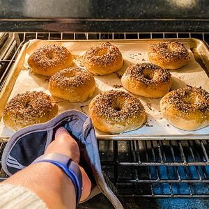 bake the bagels